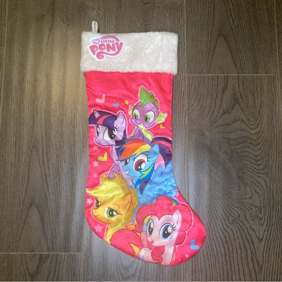 Kurt Adler MY LITTLE PONY Christmas Stocking RAINBOW DASH PINKIE PIE APPLE JACK - Picture 1 of 8